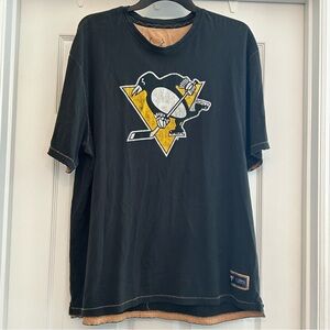Pittsburgh Penguins NHL Team Logo Men's Shirt Size L